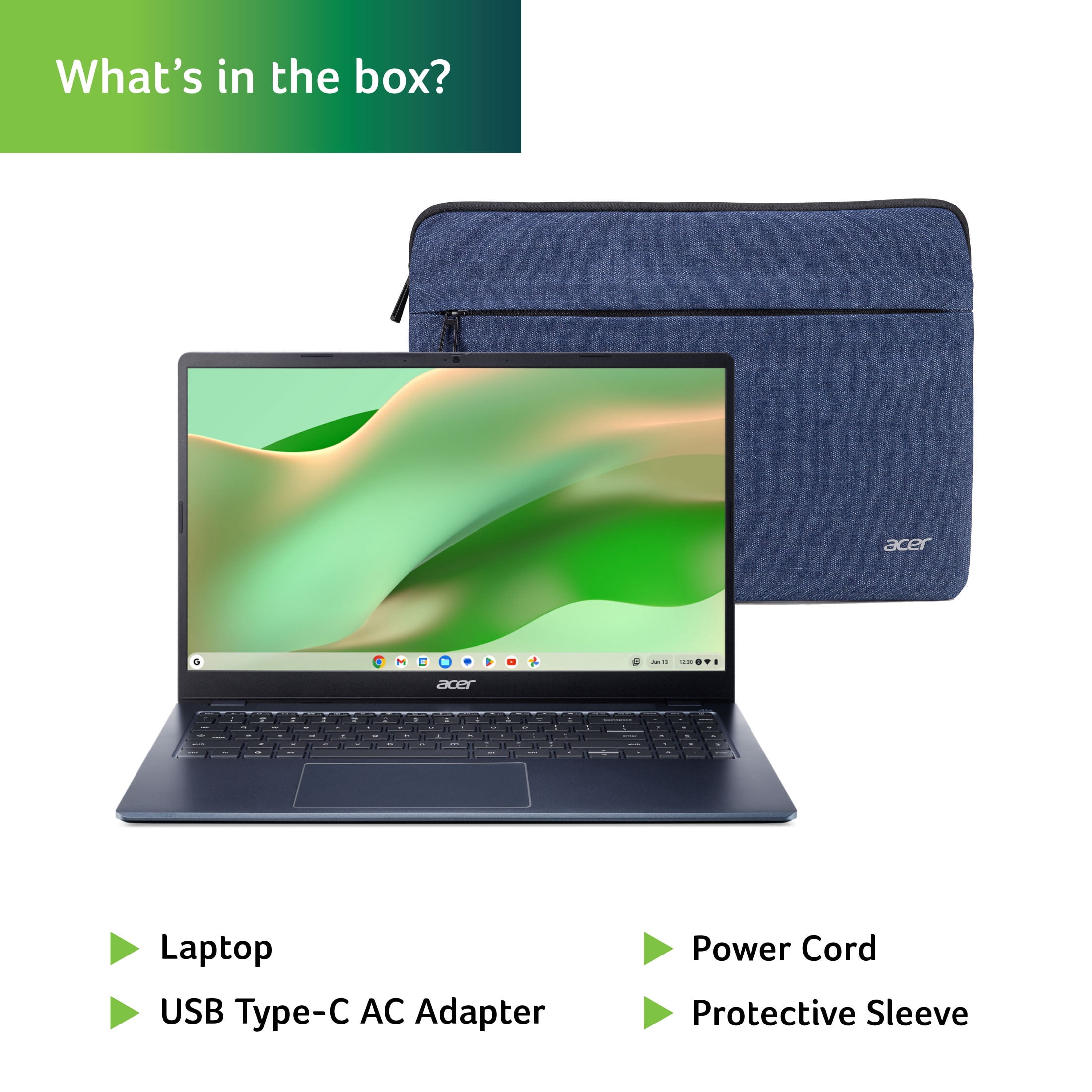 Acer Chromebook 315 15.6-inch FHD (1920 x 1080) Laptop with Google