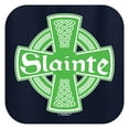 thumbnail image 2 of St Patricks Day Party Shirt Irish Celtic Cross Slainte Short Sleeve T-Shirt Large Navy, 2 of 3