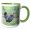 Green/White, variant on 3drose, Wyandotte Hen, Florida, Usa, 15oz Mug