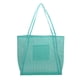 thumbnail image 2 of Bolso de playa de malla, elegante bolso de hombro para mujer, ideal para ir a compra, vacaciones o piscinas. Verde, 2 of 7
