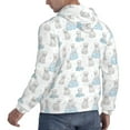 thumbnail image 6 of Honeii Playful Polar Bear Pals Pattern Mens Hoodies Men's Loose Sleeve Sweatshirt,Pullover Hooded Sweatshirt for Men,Essentials Hoodie-XX-Large, 6 of 7