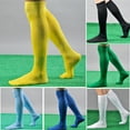 thumbnail image 5 of Men's Solid Color Football Stockings Sport Soccer Long Socks Over Knee High Sock Baseball Hockey Socks, 5 of 6