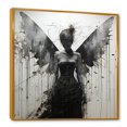 thumbnail image 2 of Designart "Ethereal Minimalist Magic" Fairies Floater Framed Canvas Art Print, 2 of 5