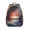 thumbnail image 1 of Team Sports Students Backpack Baseball Football Soccer Basketball Ball Game School Bag with Training Design, Durable and Adjustable Strap, 1 of 6