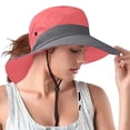 thumbnail image 3 of Kcolen Sun Hat for Women Wide Brim Versatile Outdoor Wide Brim Sun Hat Hat for Men and Women Wide Brim Lightweight Design for Sports and Travel, 3 of 7
