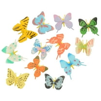 OATIPHO butterfly craft PVC assorted color 12Pcs