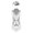 Silver, variant on Women's Metallic Sleeveless Fringe Rumba Salsa Jazz Tango Latin Dance Leotard with Hat Black S