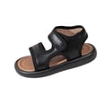 thumbnail image 3 of Viluyesy Boys Toddler Sandals Comfortable Open-Toe Casual Summer Shoes for Baby & Preschool Boys, Beach & Everyday Wear Black Size 8.5, 3 of 10