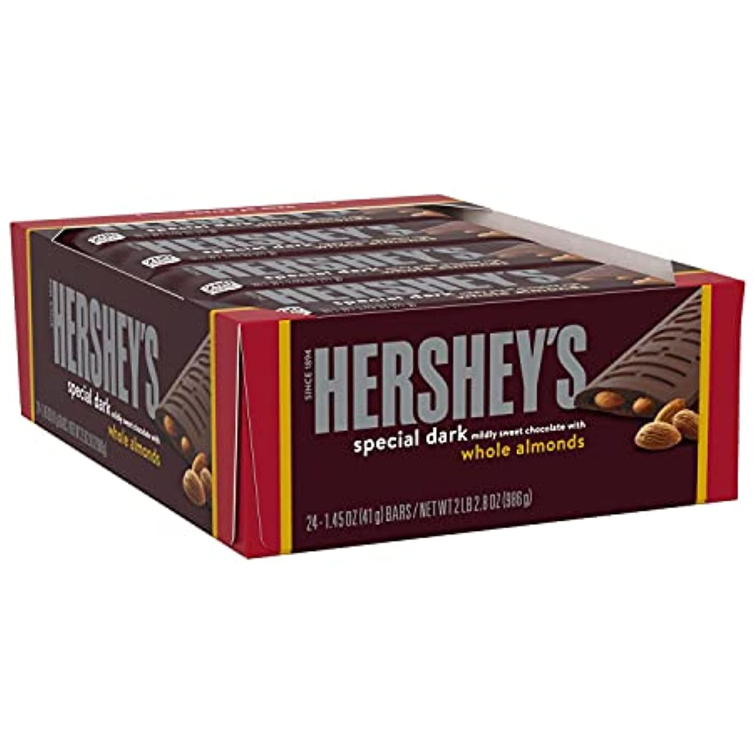 Hersheys Special Dark Mildly Sweet Dark Chocolate Candy, Individually