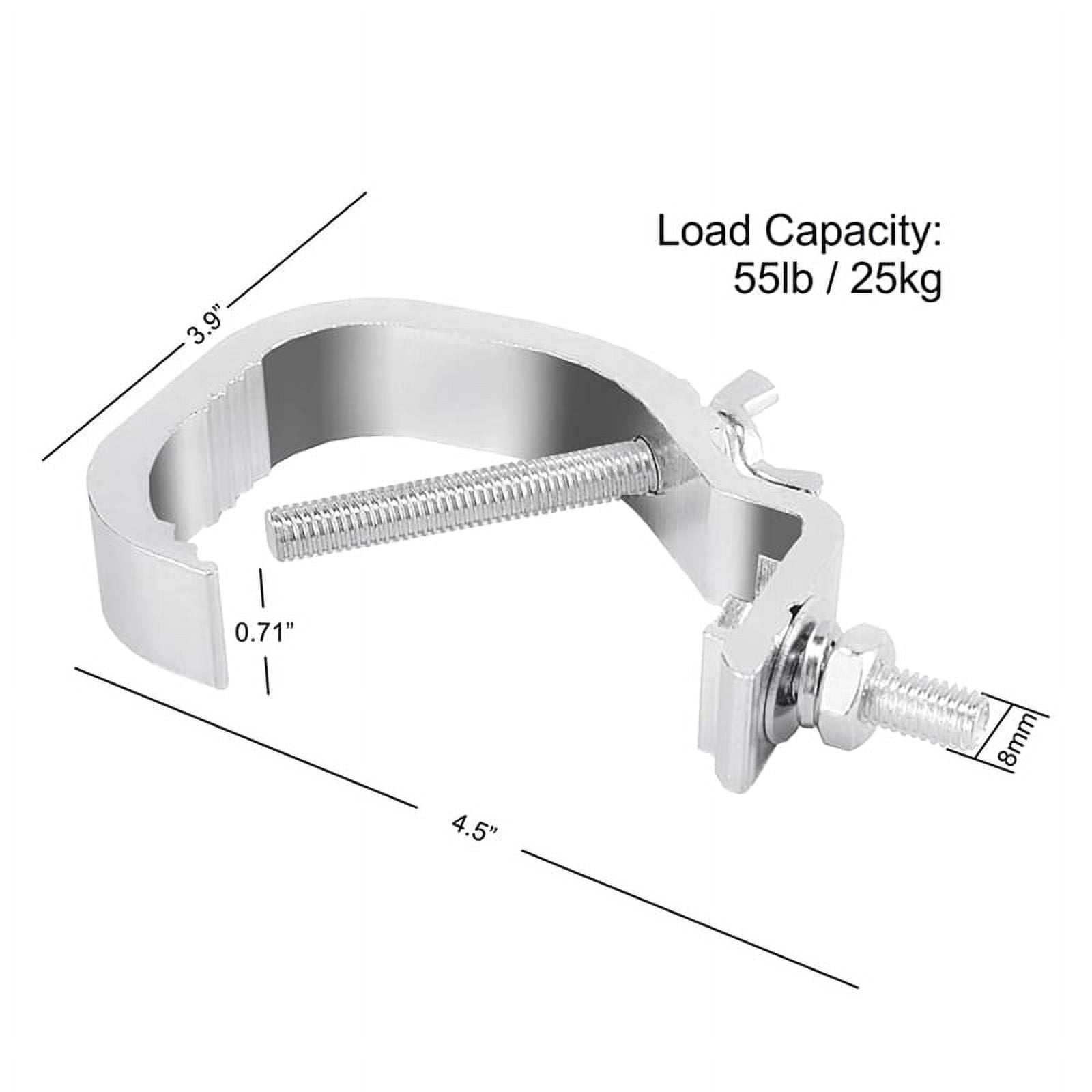 Truss C Clamp 1.18-2 Inch,10 Pack Stage Lights Truss Clamps,Fit for 30-50mm OD Tube, Load 55LB C Clamp for DJ Lighting