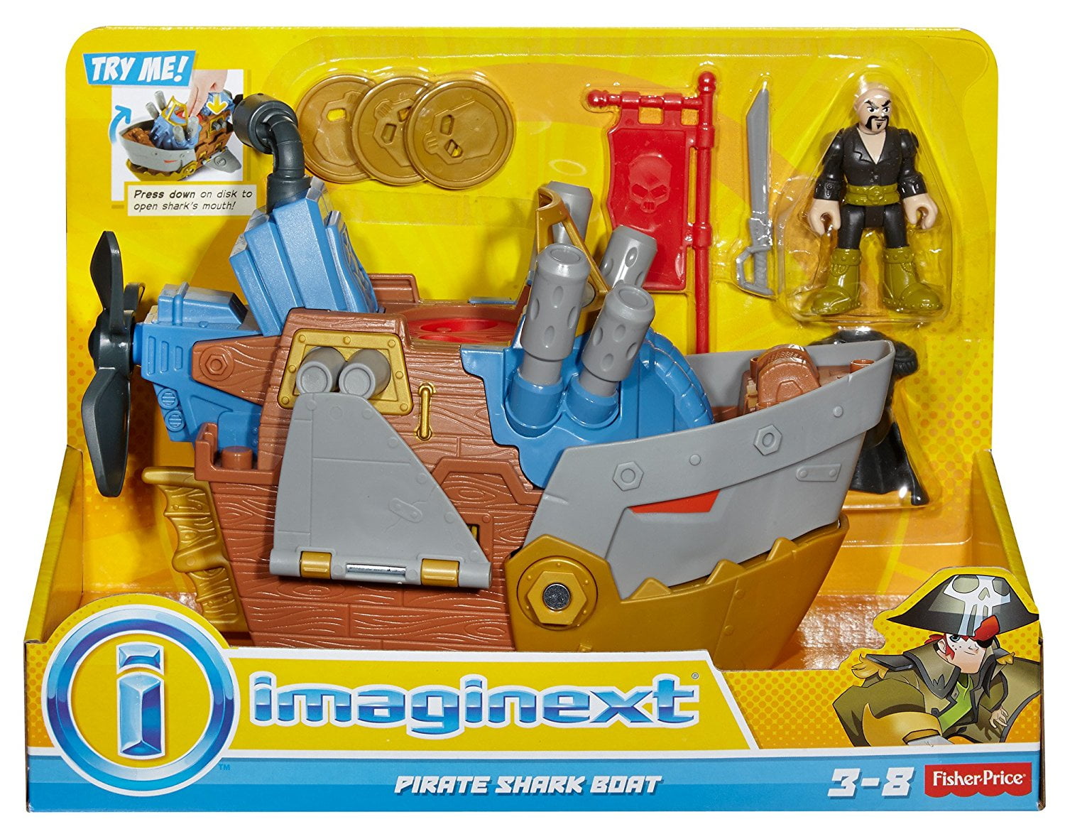 imaginext shark pirate