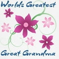 thumbnail image 3 of CafePress - World's Greatest Great Grandma (Flowery Sweatshirt - Crew Neck Sweatshirt, 3 of 4