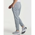 thumbnail image 3 of Real Essentials 3 Pack: Men's Fleece Elastic Bottom Jogger Sweatpants with Pockets (Available In Big & Tall), 3 of 7