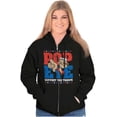 thumbnail image 3 of Popeye Sailor Man Support the Troops Zip Up Hoodie Men's Women's Brisco Brands X, 3 of 6