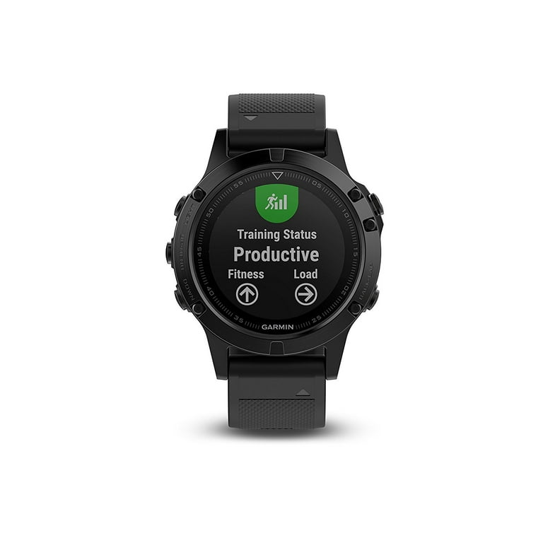 Fenix 5 Sapphire - Black with Black Band Fenix 5 Sapphire - Black with Black Band