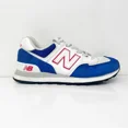 thumbnail image 1 of New Balance Mens 574 V2 U574VN2 White Casual Shoes Sneakers Size 5.5 D, 1 of 5