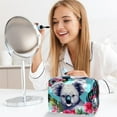 thumbnail image 6 of Cosmetic Storage Bag with Zipper, Printed Design - Ideal Makeup Pouch,Travel Money Pouch for Women - Canvas Pouch with Zipper for Ladies and Girls Out and about or Traveling, 6 of 6