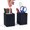 Black, variant on Icareful Silicone Pen Holders, Matte Black Desk Organizer Set, 2-Pack