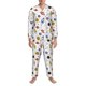 thumbnail image 3 of Balery Rocket Planets Pijama para Hombre de Dos Piezas con Manga Larga, Conjunto de Dormir y Descanso Suave con Bolsillos-Large, 3 of 7