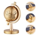thumbnail image 2 of Small Globe Brass Globe Desktop Globe Decorative Rotating Globe with Base for Home, 2 of 7