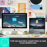 Logitech MX Keys Mini - Keyboard - backlit - wireless - Bluetooth LE - graphite