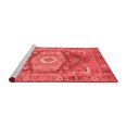 thumbnail image 2 of Ahgly Company Machine Washable Indoor Round Persian Red Traditional Area Rugs, 6' Round, 2 of 4