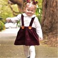 thumbnail image 3 of Kiapeise Newborn Kids Baby Girls Casual Cotton Overalls Jumper Dress Suspender Tutu Mini Skirt, 3 of 8