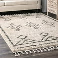 thumbnail image 1 of nuLOOM 200GCDI03A-406 Mackie Moroccan Diamond Tassel Rug Area, 4` x 6`, 1 of 2