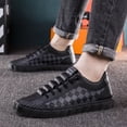thumbnail image 4 of Zapatos de hombre, moda de primavera, zapatos casuales, ligeros, transpirables, con cordones, estilo coreano, suela suave, zapatos de moda para hombres, 4 of 6