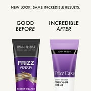 John Frieda Frizz Ease Secret Weapon Touch-Up Creme, Anti Frizz Hair Cream, Hair Smoothing Cream, 4 fl oz
