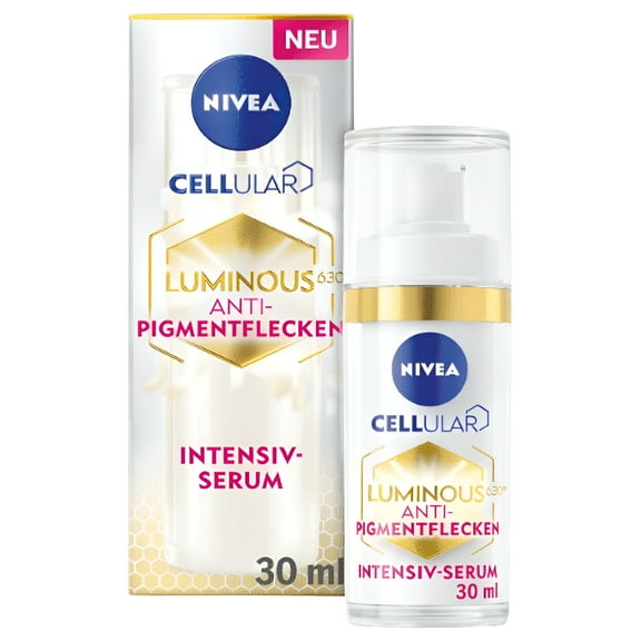 NIVEA Cellular Luminous630 Anti-Pigment Spot Intensive Serum (30 ml), Brightening Serum for an Even & Radiant Complexion, Face Care Against Pigment Spots.