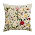 thumbnail image 1 of Pillowcase For Bedroom Bedding And Sofa Decoration 45 cm x 45 cm Polyester Beige, 1 of 6