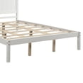 thumbnail image 3 of Tcbosik Platform Bed Frame With Headboard , Wood Slat Support , No Box Spring Needed ,Queen,White, 3 of 9