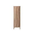 thumbnail image 4 of Elegant Kitchen and Bath 20 Inch Wide Bathroom Linen Storage Freestanding Cabinet In Natural Oak, 4 of 10