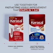 Kerasal Nighttime Renewal Fungal Nail Patch, Extra Strength, Overnight Repair, 14 Count