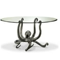 thumbnail image 2 of SPI Home Cast Aluminum Glass Top Octopus Coffee Table, 2 of 4