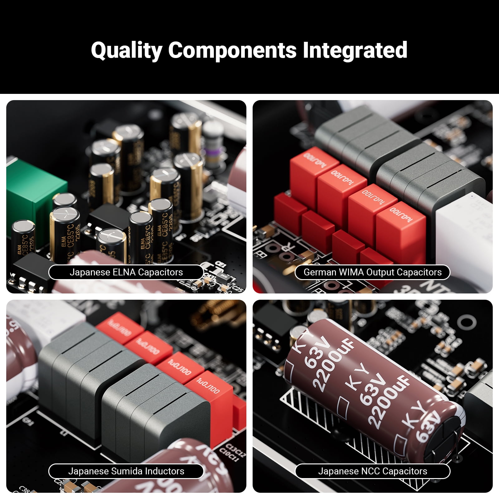 Fosi Audio Stereo Amplifier, 300W x2, TPA3255 Class D Mini Amp for Passive Speakers, Home Theater, 32V Power Supply