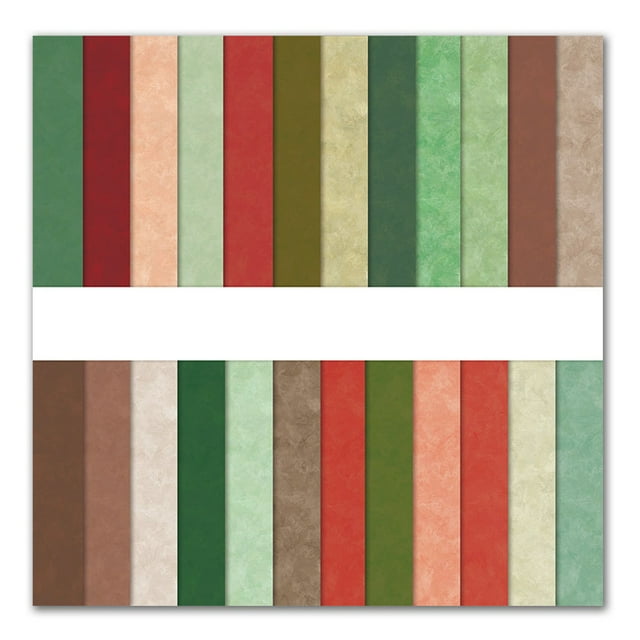 serony Boho Scrapbook Paper Pack 12x12 Inch designs and Coloured Decorative Craft Papers Set 24 Sheets 12 Degns