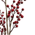 thumbnail image 3 of 28 inch Tall Artificial Christmas Berries Holiday Berries Stems (Set of 3), 3 of 5