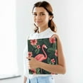 thumbnail image 6 of FORMRS 3 Ring Binder 1.5 inch with Pockets Set of 2 Clip Board 200 Sheets Capacity, Red Flamingo Pattern, 6 of 8