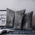thumbnail image 2 of 20x20 Pillow Covers Set of 2, Gray Throw Pillow Covers Decorative Couch Cushion Case, Retro Oil Painting Modern Abstract Art Aesthetics Microfiber Square Pillowcases for Bedroom Car Living Room, 2 of 7