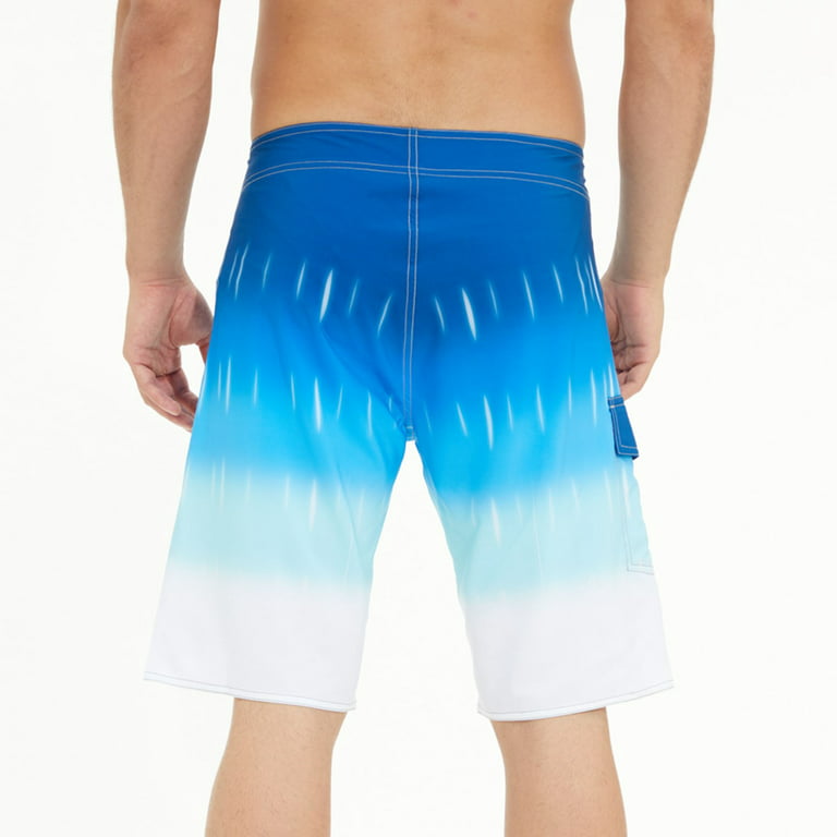 PMUYBHF Men's Swim Trunks 7 Inch Inseam Men's Spring and Summer Leisure  Suit Waist Adjustable Drawstring Liner Waterproof Pocket Swimming Trunks  Swim