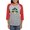 Heather/Red, variant on CafePress - Power Rangers Black Range Women's Baseball T Shirt - Womens Baseball Tee