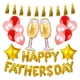 thumbnail image 2 of Xihbxyly Globos con Letras para El Día Del Padre, Diseño de Lámina de Oro Rosa, Fáciles de Inflar con Helio, Decoración para Fiestas En Casa y Eventos, Juego Inflable, Tamaño de 16 Pulgadas, 1 Juego, 2 of 2