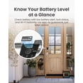 thumbnail image 6 of DESLOC D110 Plus WiFi Fingerprint Keypad Door Lock with Handle Set, App Front Door Lock Set with Fingerprint Unlock, Remote Access, Voice Control, Visual Display, Backlit, IP54, Auto-Lock, Silver, 6 of 9