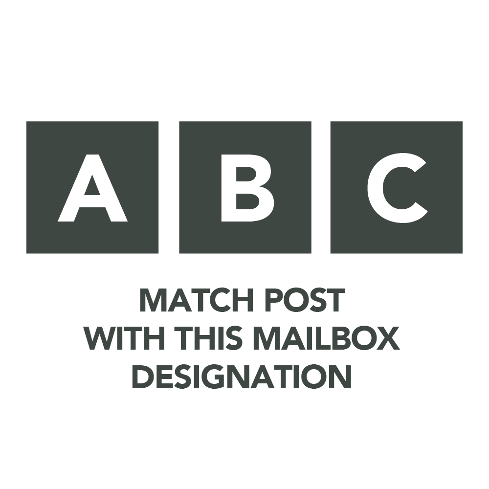 Gibraltar Mailboxes Cedar Deluxe, Drive-In, Crossarm, Mailbox Post Kit, Natural Finish, DPKX0000