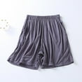 thumbnail image 2 of ktowifly Plus Size Pjs Shorts for Women Casual Elastic Waist Soft Comfy Flowy Solid Color Sleepwear Pajama Pants, 2 of 5