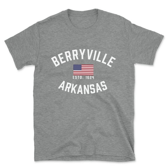 Berryville Arkansas Patriot Men's Cotton T-Shirt