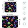 thumbnail image 3 of FREEAMG Halloween Décor Dish Drying Mat - 18 x 24inch- Extra Large Microfiber Dish Drying Mat, Dish Draining Mat, Counter top Mat, Rainbow Happy Halloween, 3 of 7