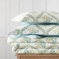 thumbnail image 6 of Martha Stewart Everyday Boho Floral Dot 7-Piece  Microfiber Full Comforter Set, 6 of 6